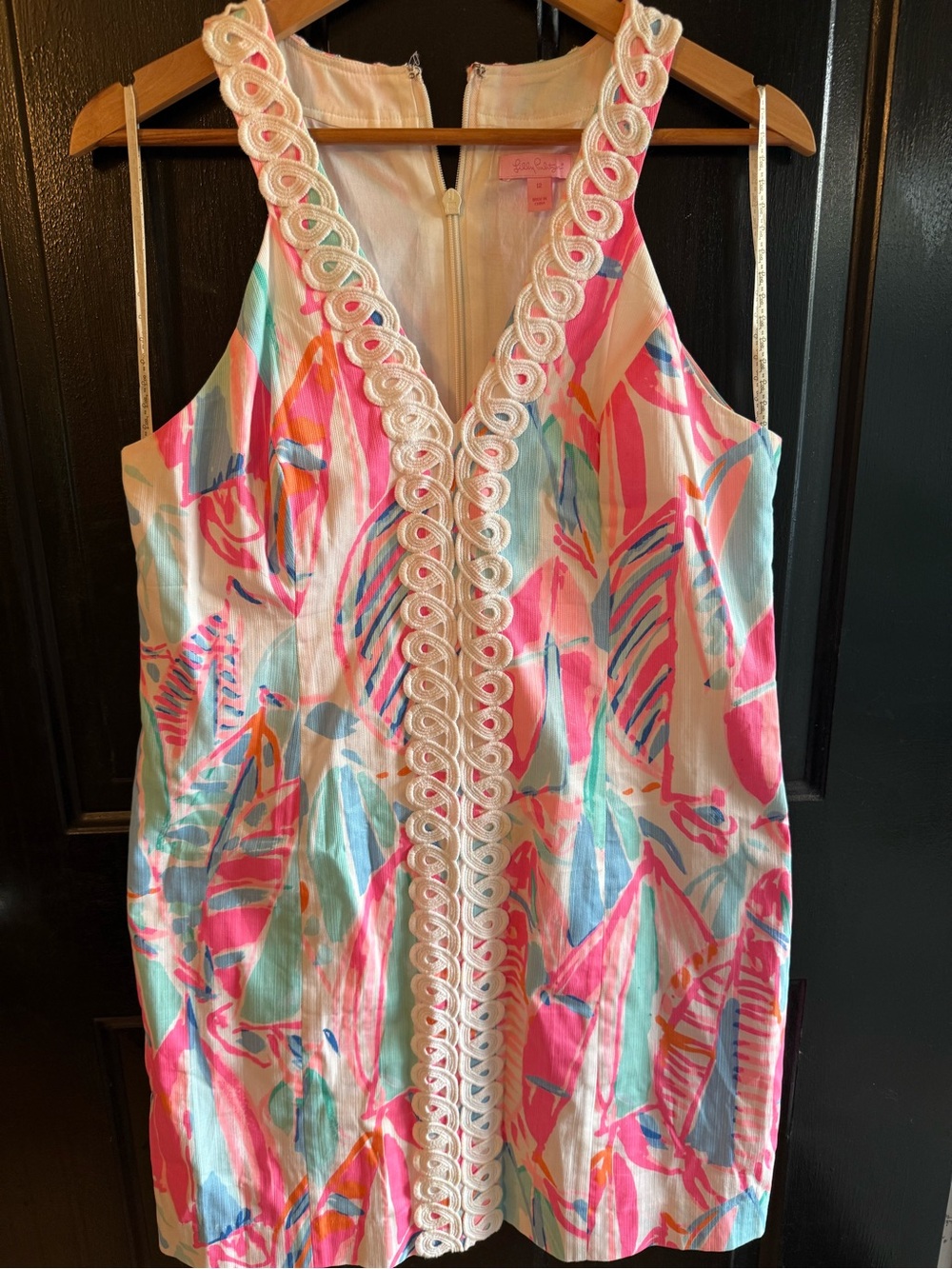 Lilly Pulitzer Out To Sea Lynn Shift Dress Size 12